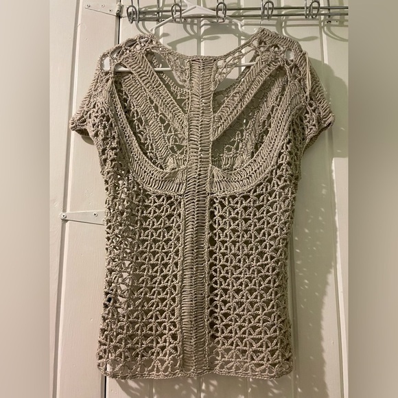 Metric crochet sheer top-medium NWOT - Picture 5 of 9
